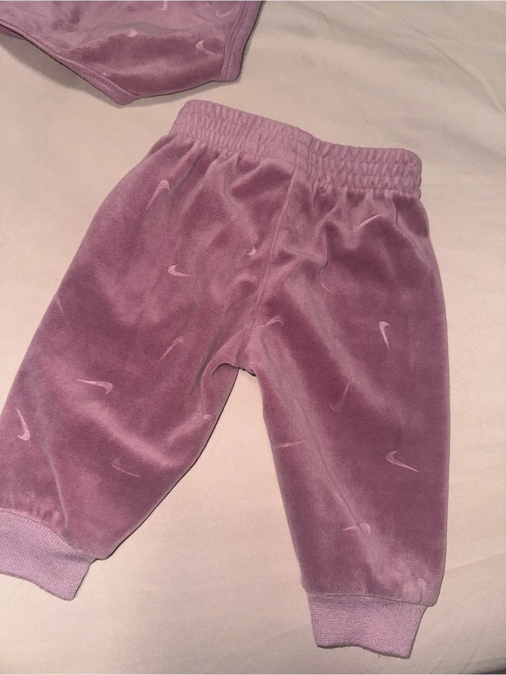 Kids Pink Elastic Waist Bottoms